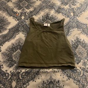 BP olive green crop top in great condition